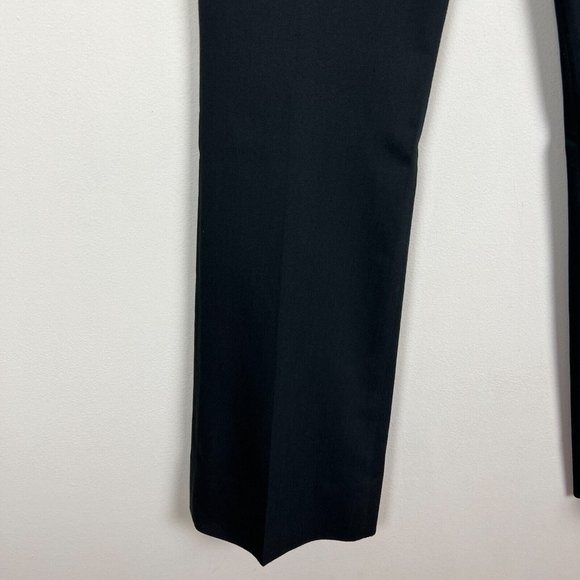 Alice Olivia Dress Pants Women 6 Black Trouser To Work Straight Leg Professional - Picture 4 of 14